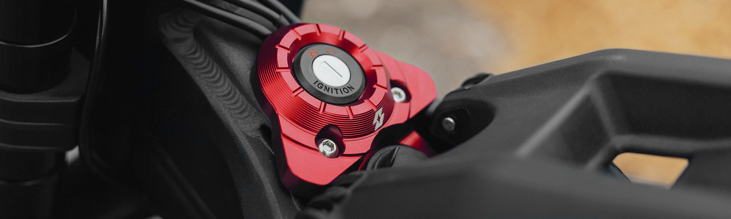 Full-E Charged Ignition Mount Plate Red