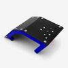 EBMX Blue Aluminum Bash Plate for Light_bee