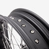 Full-E Charged Front And Rear Wheel Set 17inch X 3.5 & 17inch X 4.25 for Ultra_bee Black